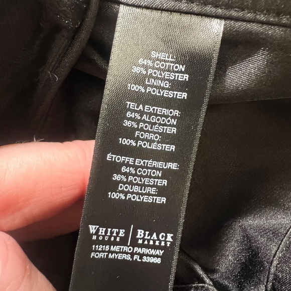 👗NWT🤩 |•WHITE HOUSE BLACK MARKET•|Strapless Polka Dot Fit & Flare - Picture 14 of 16